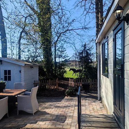 Hotel Chique Chalet Met Zicht Over De Weilanden Op De Veluwe Epe Luaran gambar