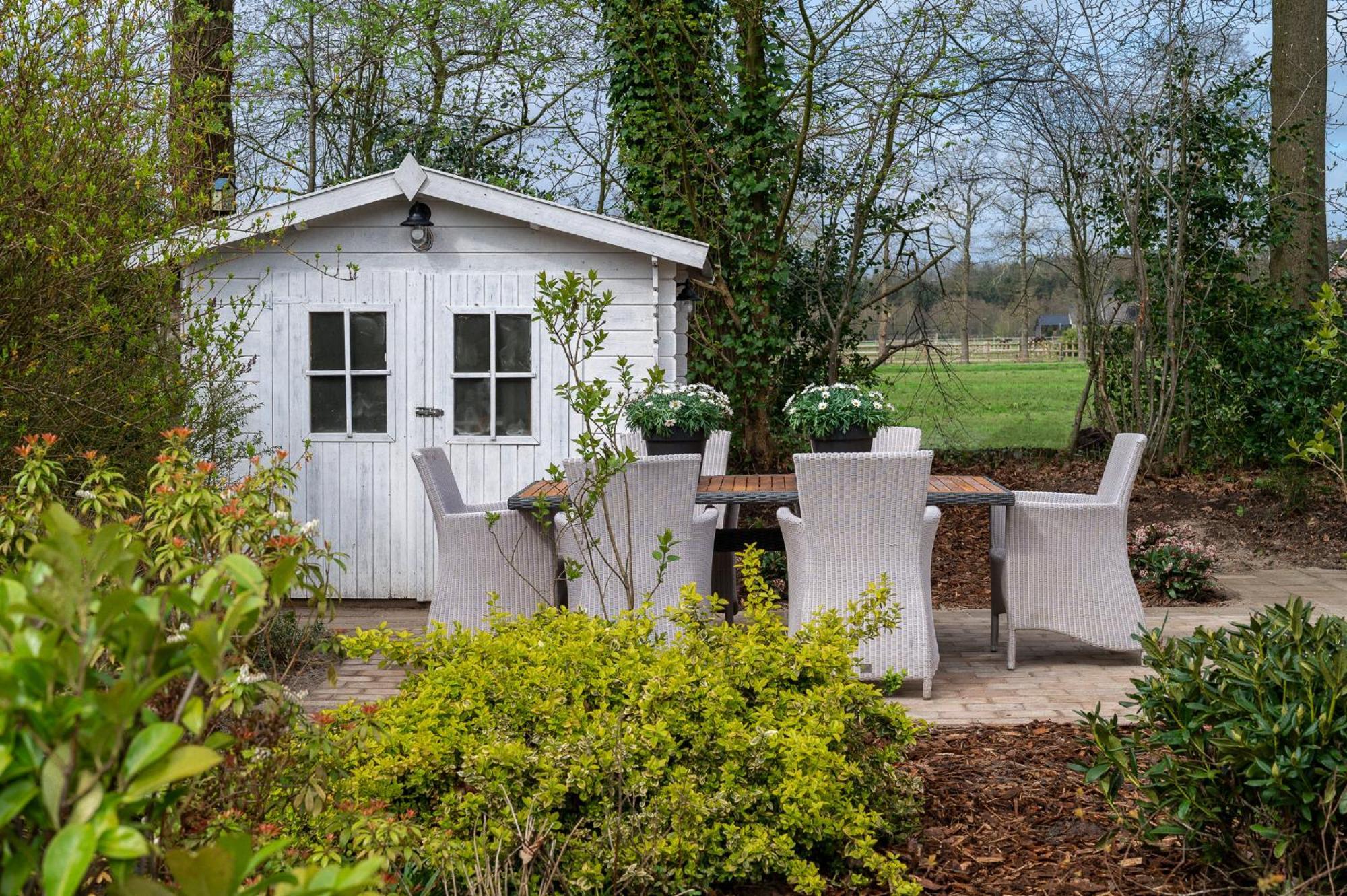Hotel Chique Chalet Met Zicht Over De Weilanden Op De Veluwe Epe Luaran gambar